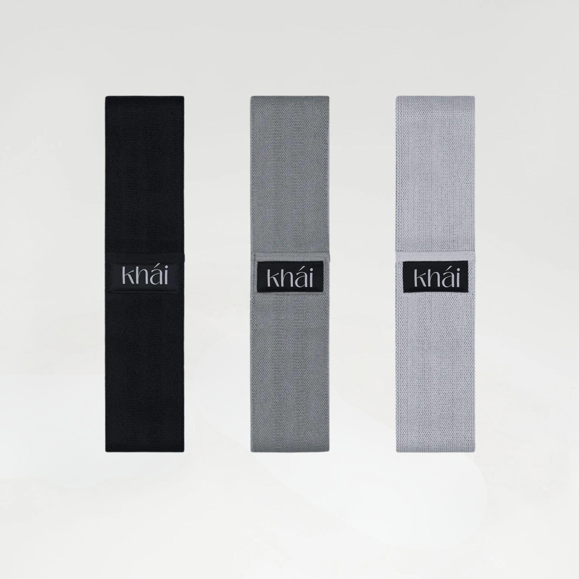 Durable exercise bands used in resistance band exercises, ideal for Pilates, yoga, and strength training.