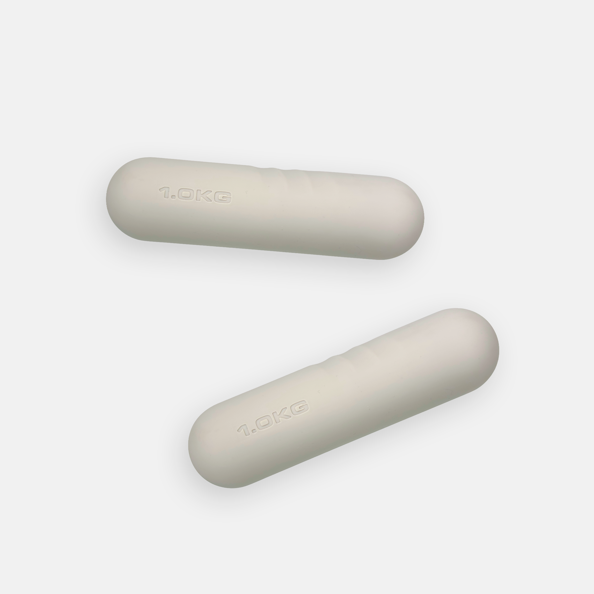 1kg heledad silikoonist hantlid.